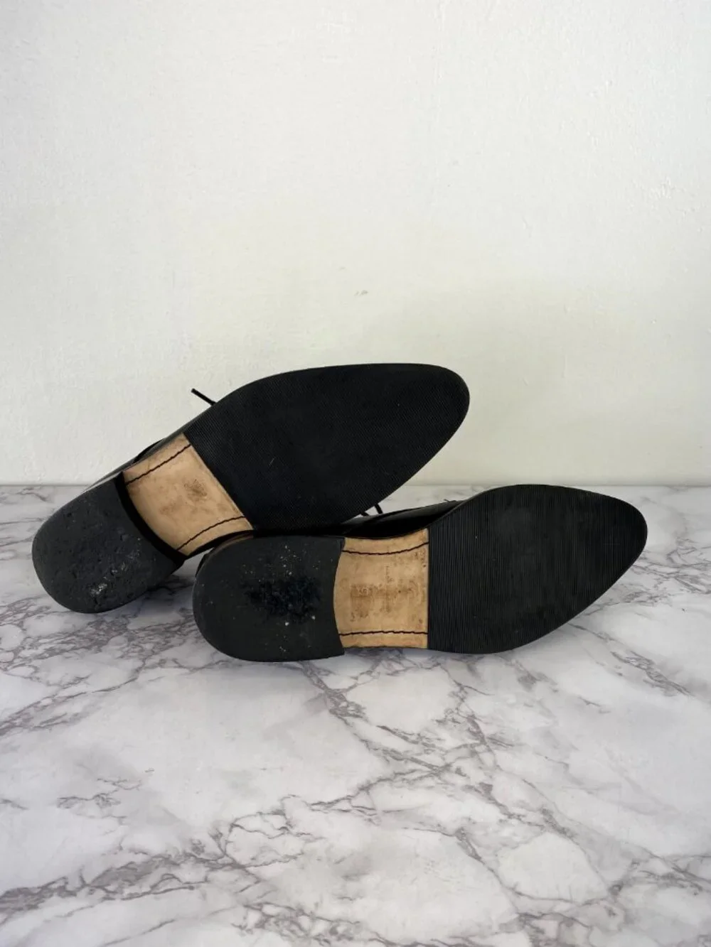 Everlane Women's Black The Oxford Leather Shoes SZ 9